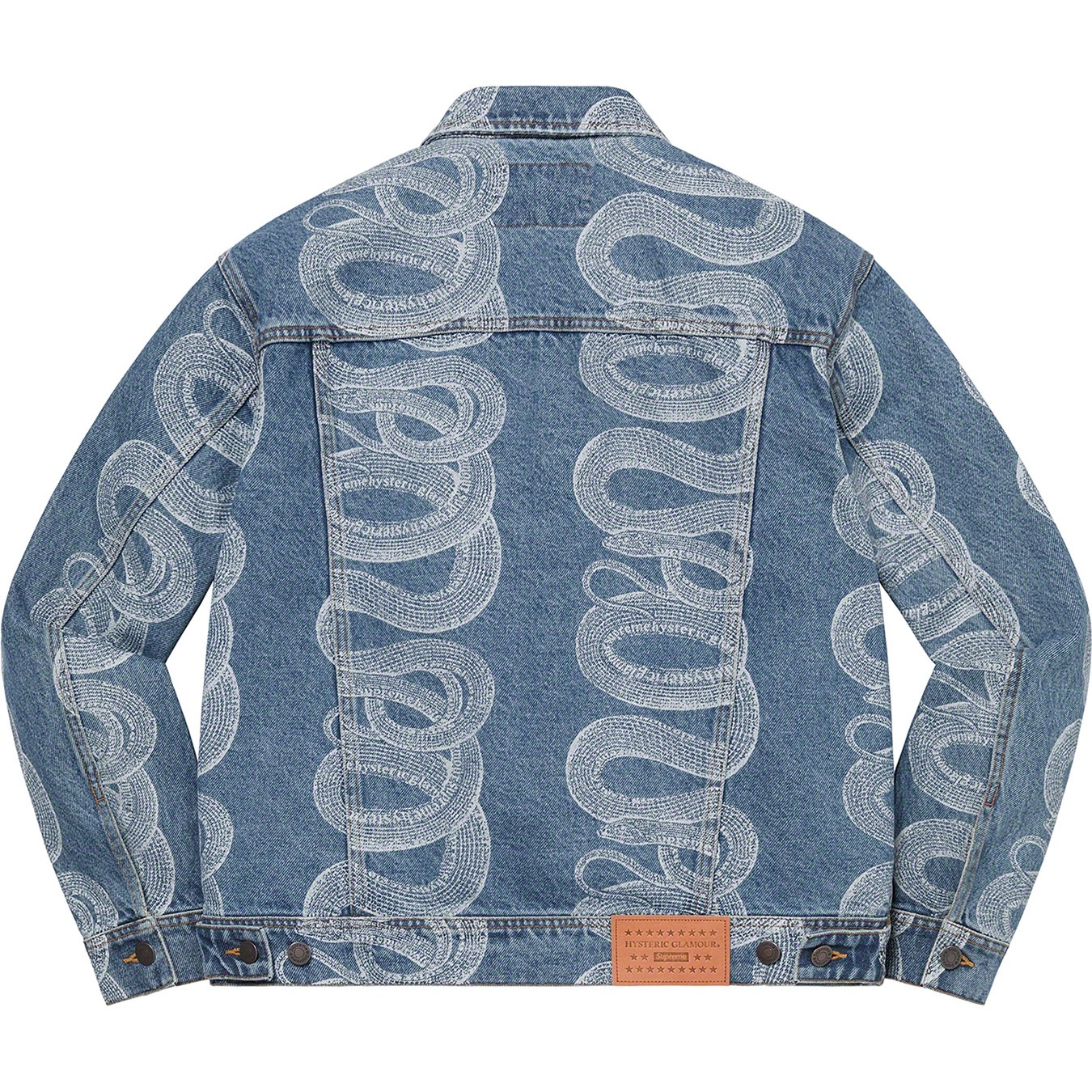 Supreme®/HYSTERIC GLAMOUR Snake Denim Trucker Jacket view 9